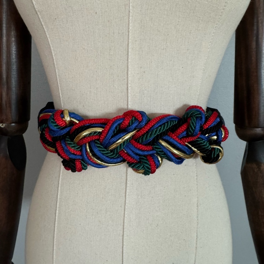 Vintage Carolyn Tanner Designs Black Belt